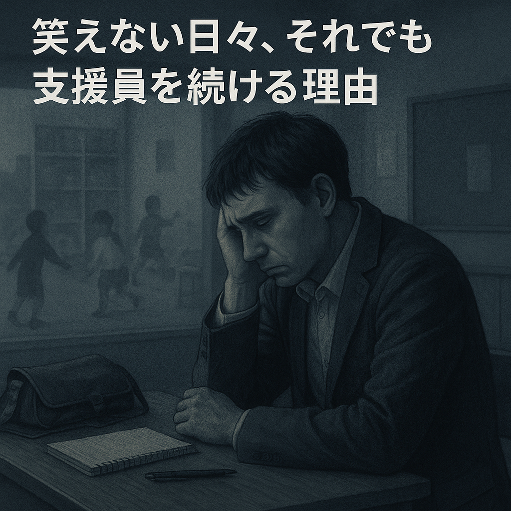 笑えない日々、それでも支援員を続ける理由